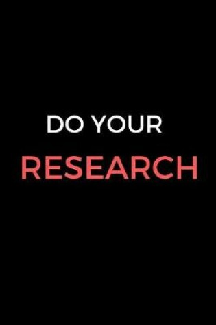 Cover of Do Your Research