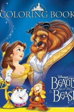 Cover of Beauty and the Beast Coloring Book for Kids and Adults