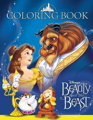 Book cover for Beauty and the Beast Coloring Book for Kids and Adults