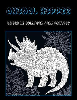 Cover of Animal hippie - Libro de colorear para adultos