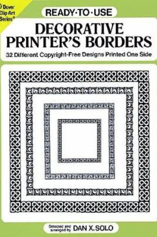 Cover of Ready-to-Use Decorative Printer's Borders