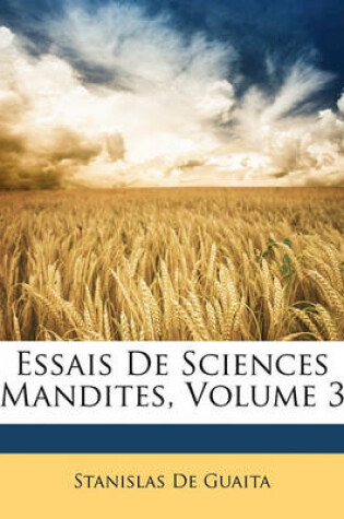 Cover of Essais de Sciences Mandites, Volume 3