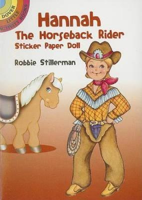 Book cover for Hannah the Horseback Rider Sticker Paper Doll