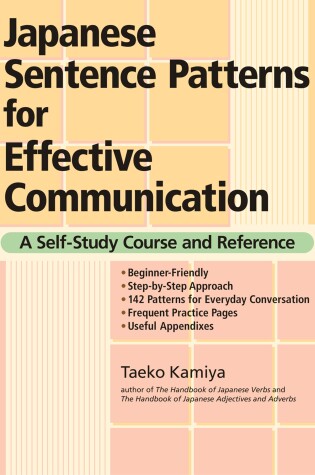 Cover of Japanese Sentence Patterns for Effective Communication