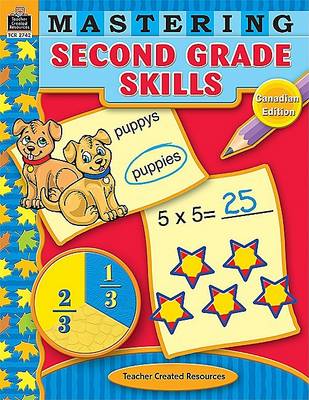 Book cover for Mastering Second Grade Skills, Canada Edition