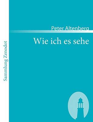 Book cover for Wie ich es sehe