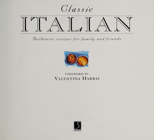 Book cover for Italian Classic Cooking