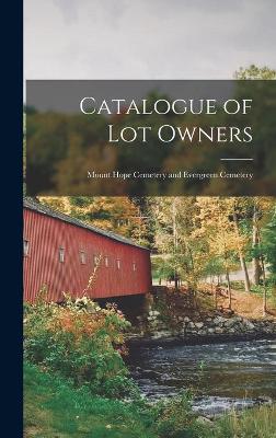 Cover of Catalogue of Lot Owners