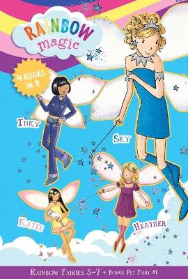 Cover of Rainbow Magic Rainbow Fairies: Books #5-7 with Special Pet Fairies Book #1