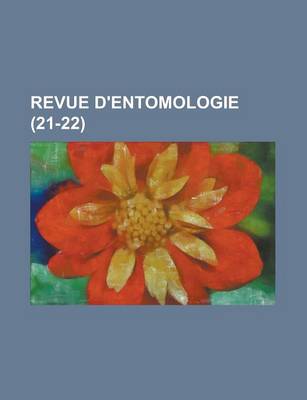 Book cover for Revue D'Entomologie (21-22 )