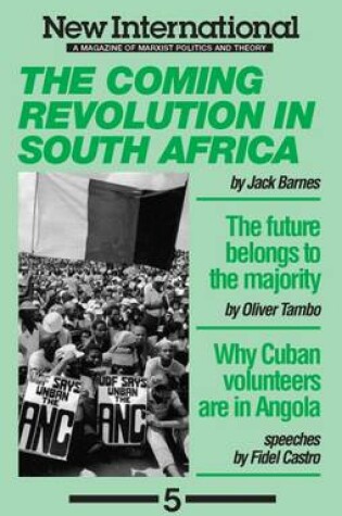 Cover of Coming Revolution in South Africa