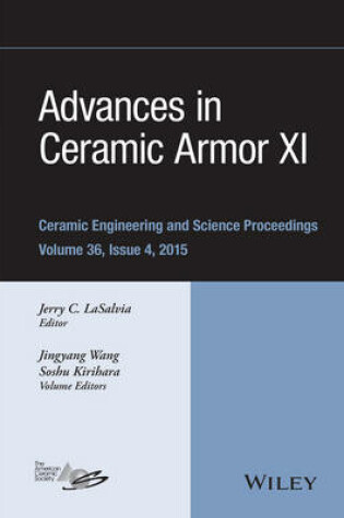 Cover of Advances in Ceramic Armor XI, Volume 36, Issue 4