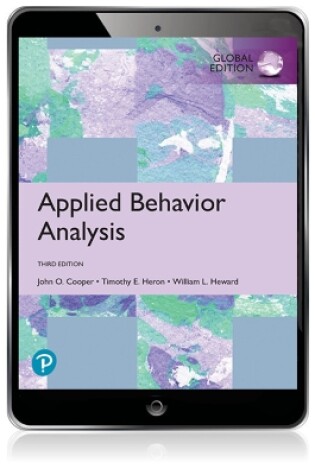 Cover of Applied Behavior Analysis, Global Edition