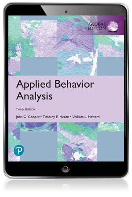 Book cover for Applied Behavior Analysis, Global Edition