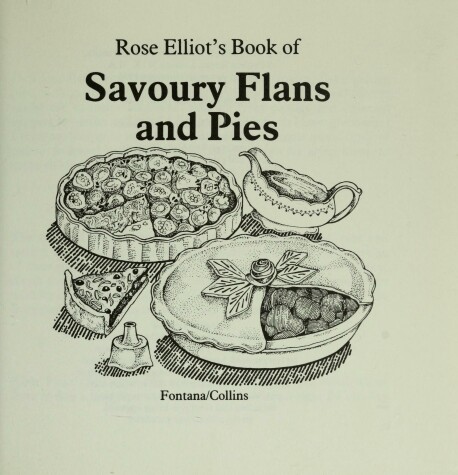 Book cover for Book of Savoury Flans and Pies