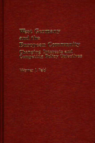 Cover of West Germany and the European Community