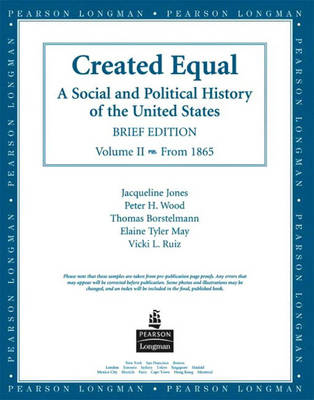 Book cover for Created Equal, Brief Edition, Preliminary Edition, Volume I