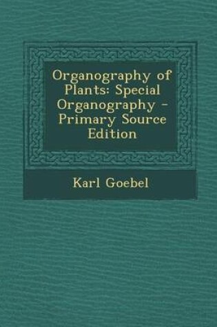 Cover of Organography of Plants