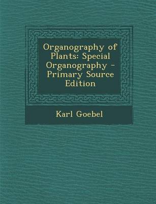 Book cover for Organography of Plants