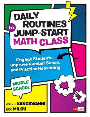 Book cover for Daily Routines to Jump-Start Math Class, Middle School