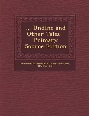 Book cover for ... Undine and Other Tales