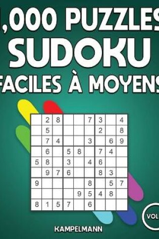 Cover of 1000 puzzles Sudoku faciles à moyens