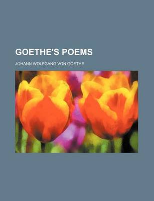 Book cover for Goethe's Poems