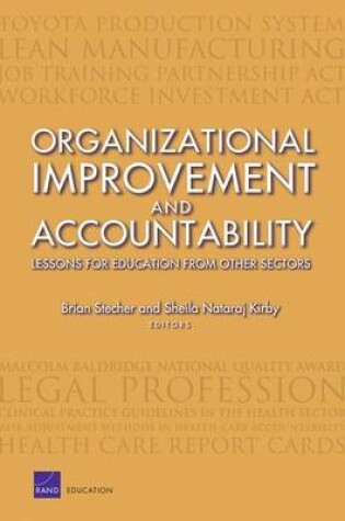 Cover of Organizational Improvement and Accountability