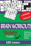 Book cover for BRAIN WORKOUTS (Variety) Puzzles