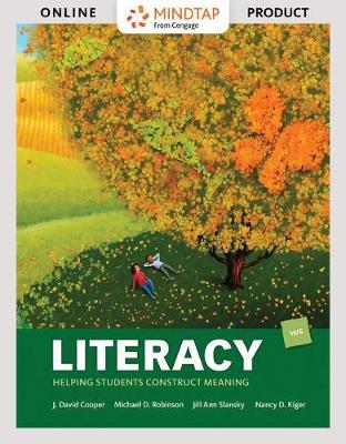 Book cover for Mindtap Education, 1 Term (6 Months) Printed Access Card for Cooper/Robinson/Slansky/Kiger's Literacy: Helping Students Construct Meaning, 10th