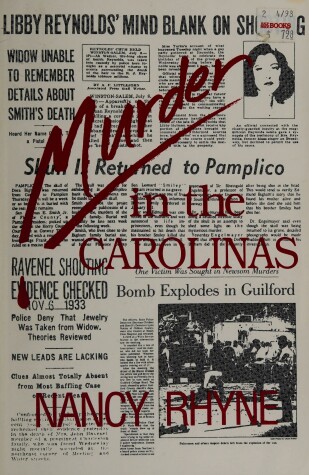 Book cover for Murder in the Carolinas