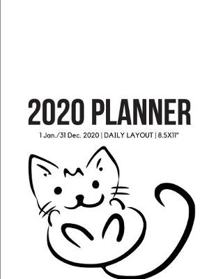 Book cover for 2020 Pretty Cat Daily Planner