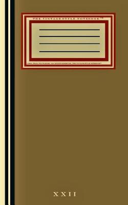 Book cover for The Vintage Style Notebook XXII