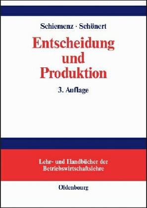 Cover of Entscheidung Und Produktion