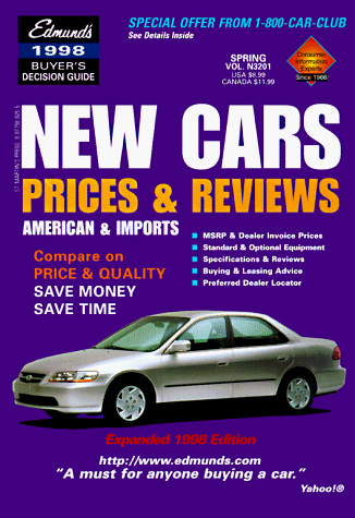 Cover of New Cars Prices & Reviews