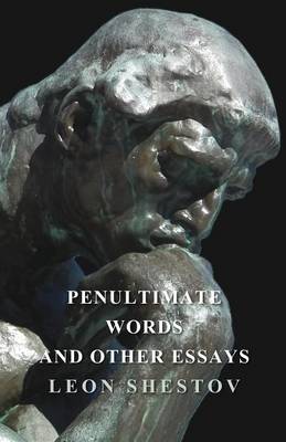 Book cover for Penultimate Words and Other Essays