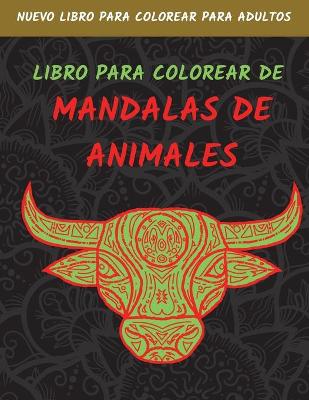 Book cover for Libro Para Colorear De Mandalas De Animals