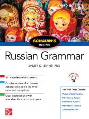 Book cover for Schaum's Outline of Russian Grammar, Third Edition