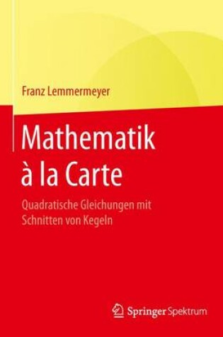 Cover of Mathematik a la Carte
