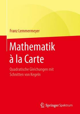 Book cover for Mathematik a la Carte