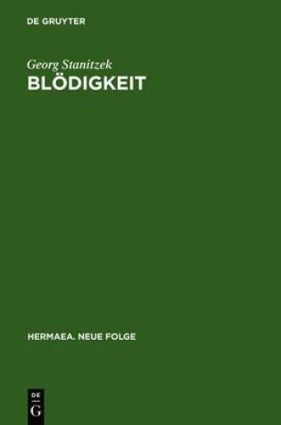 Cover of Blodigkeit