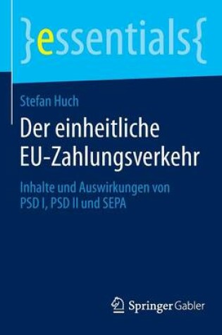 Cover of Der einheitliche EU-Zahlungsverkehr