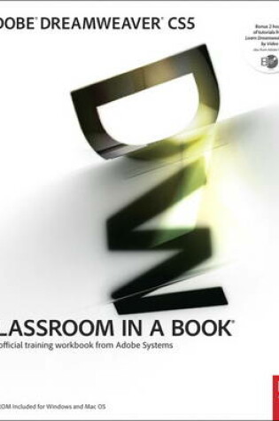 Cover of Adobe Dreamweaver CS5 Classroom in a Book