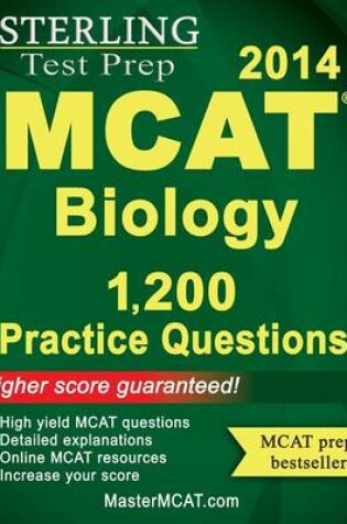 Cover of MCAT Biology 1,200 Practice Questions