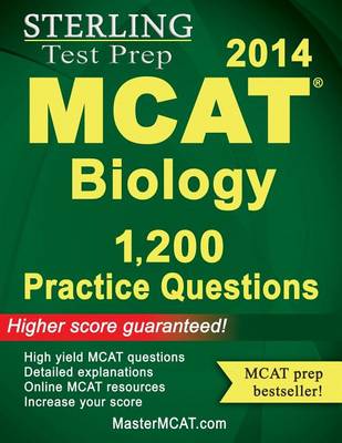 Book cover for MCAT Biology 1,200 Practice Questions