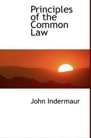 Cover of Principles of the Common Law