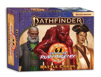 Book cover for Pathfinder RPG: Fists of the Ruby Phoenix Battle Cards (P2)