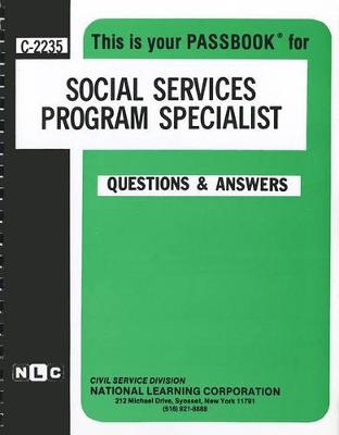 Book cover for Social Services Program Specialist