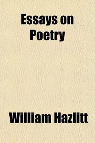 Cover of Essays on Poetry
