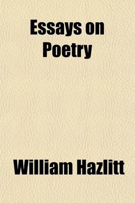 Book cover for Essays on Poetry